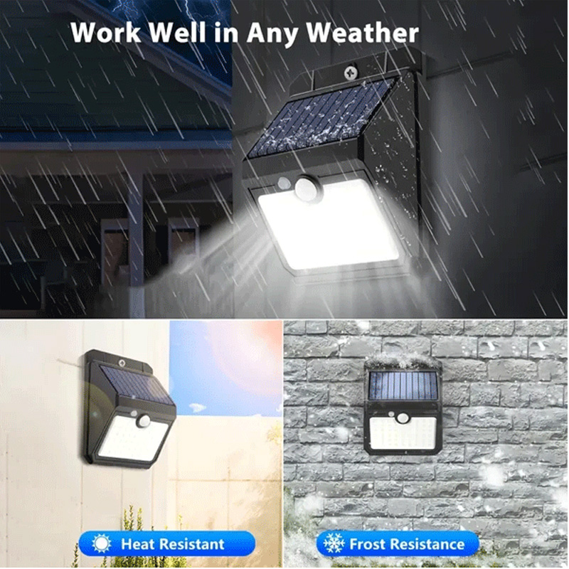 Waterproof Solar Sensor LED Wall Light